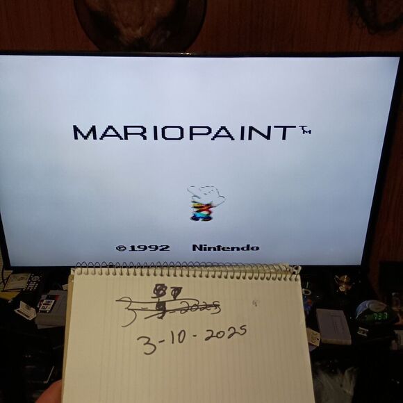 Mario Paint (Super Nintendo, 1992) - Clean/ Tested/ Authentic - Picture 3 of 16
